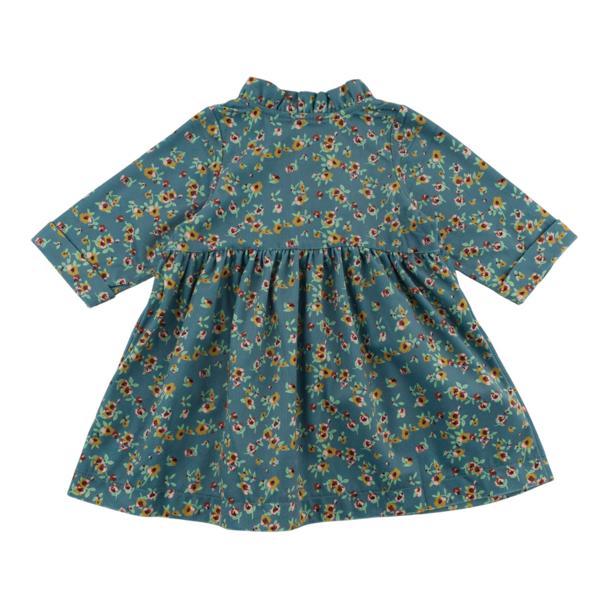 oh baby! Ivy Dress - Harvest Bloom - Teal - Back