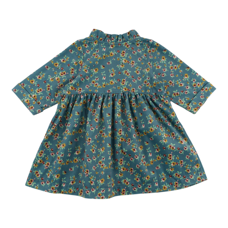 oh baby! Ivy Dress - Harvest Bloom - Teal - Back
