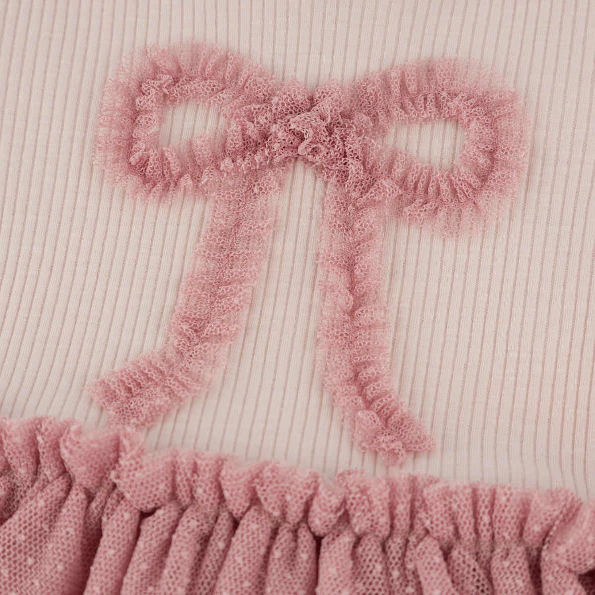 oh baby! Aria Tutu Dress - Ruffle Bow - Blush - Ruffle Bow