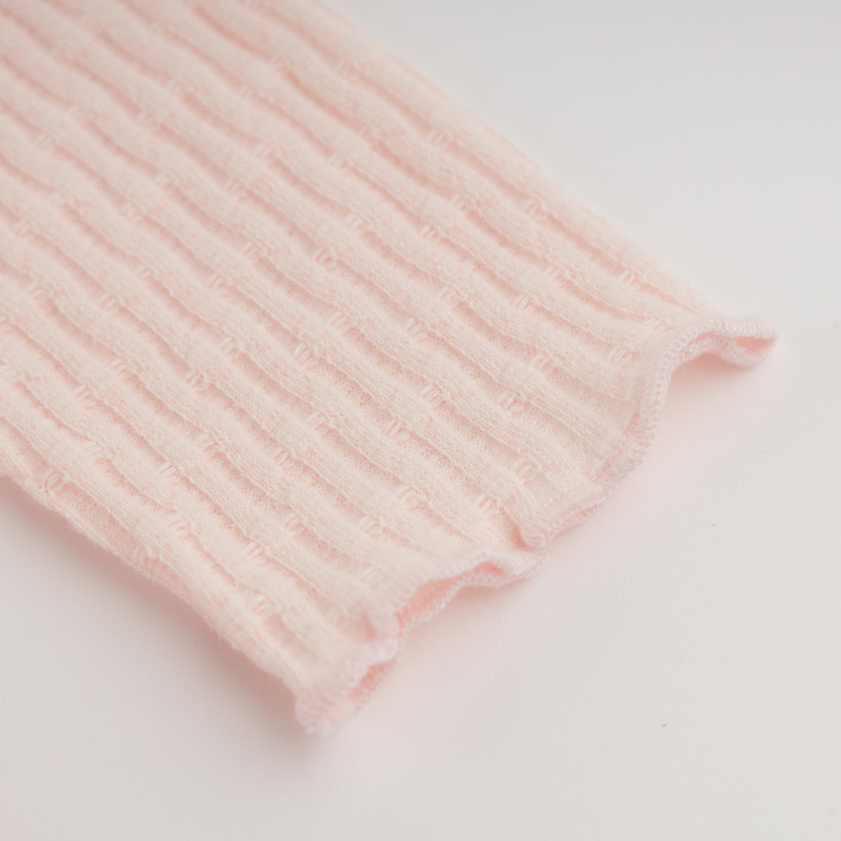oh baby! Aria Tutu Dress - Mini Bow Rib Ruffle Bow - Barely Pink - Sleeve