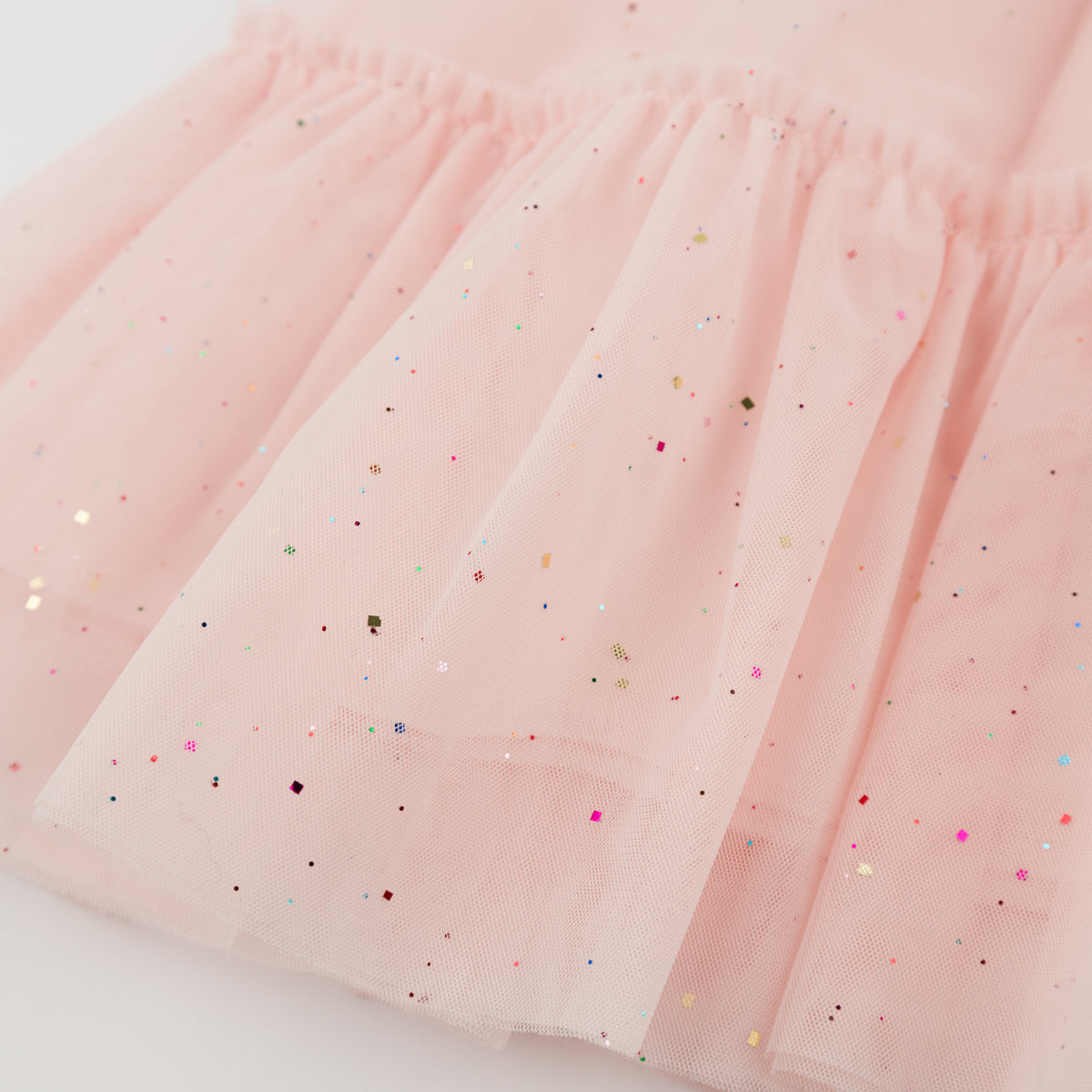 oh baby! Stella Dress - Confetti Tulle - Pale Pink - Close Up