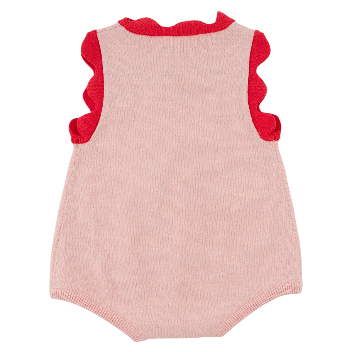 oh baby! Chloe Knitted Bubble - Strawberry Crochet  - Pale Pink