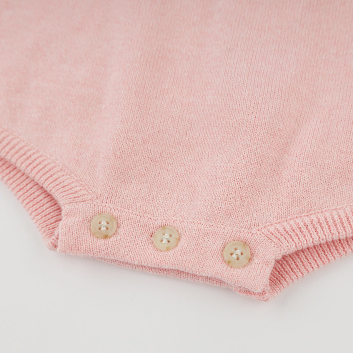 oh baby! Chloe Knitted Bubble - Strawberry Crochet  - Pale Pink