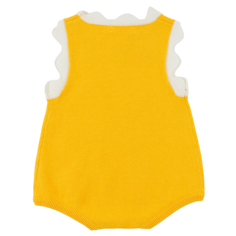 oh baby! Chloe Knitted Bubble - Mixed Fruit Crochet - Lemon