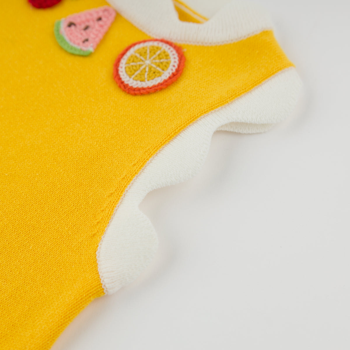 oh baby! Chloe Knitted Bubble - Mixed Fruit Crochet - Lemon