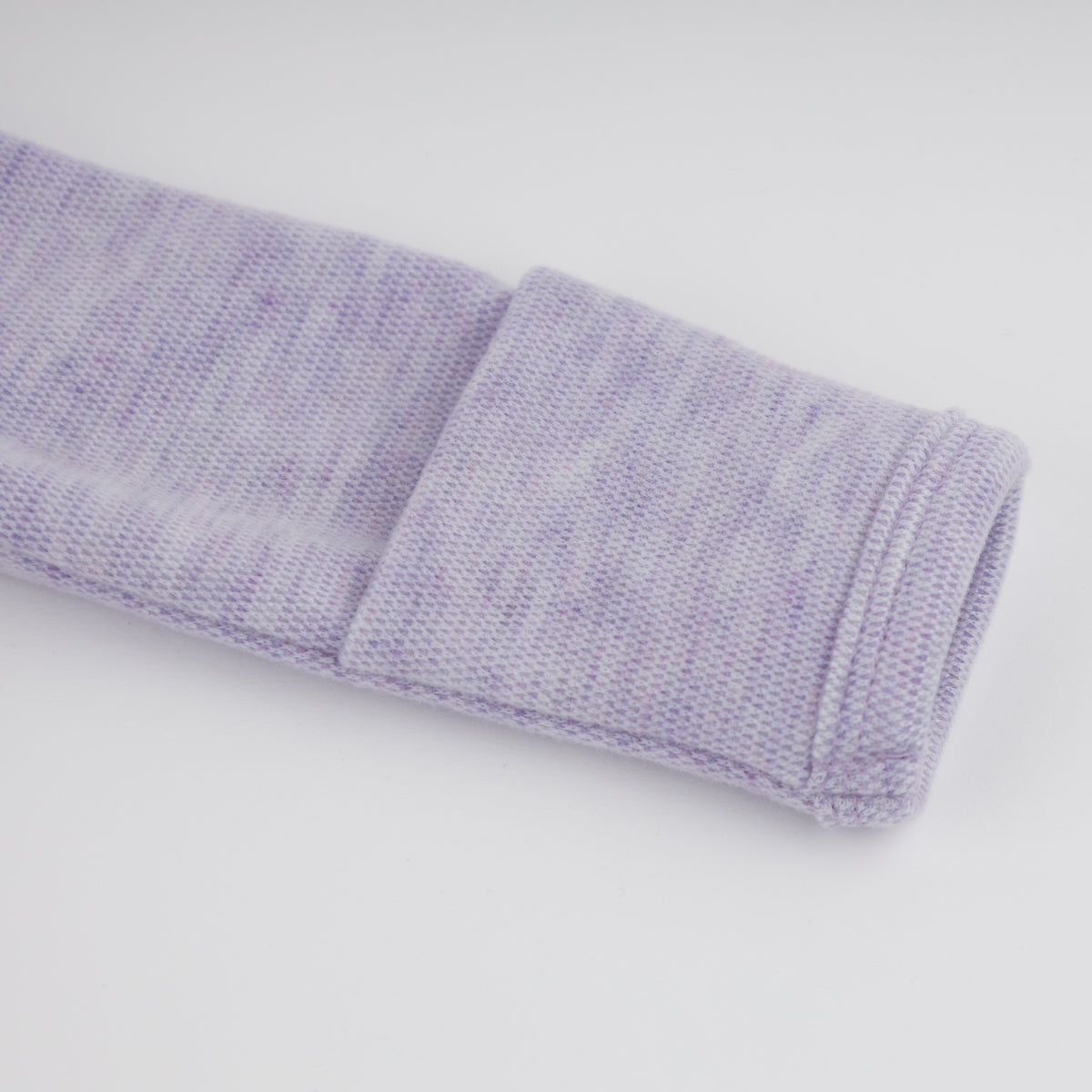 oh baby! Honeycomb Heart Patch Zipper Footie - Wisteria - Foldover Mitts