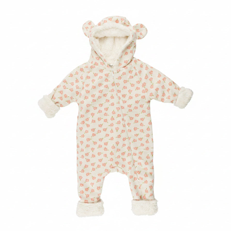 oh baby! Snowdrift Teddy Bunting - Scattered Daisies - Blush