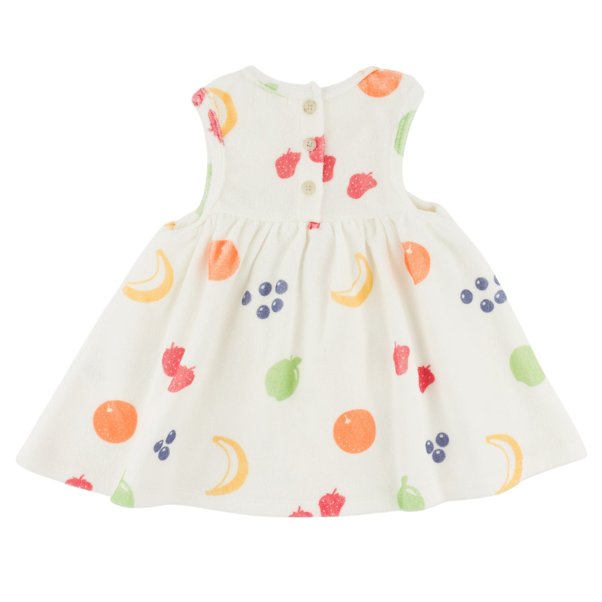 oh baby! Terry Tank Dress - Snack Time - Oyster