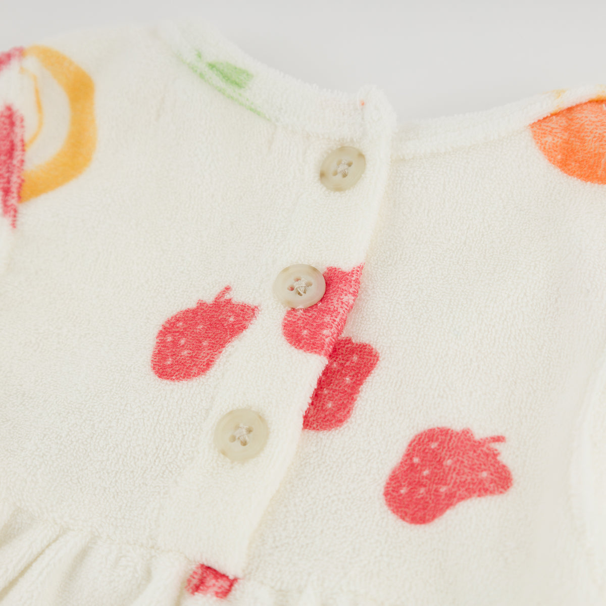 oh baby! Terry Tank Dress - Snack Time - Oyster