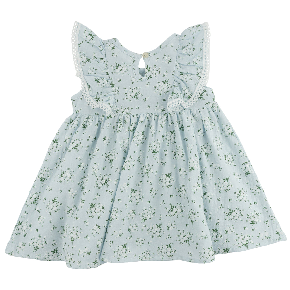 oh baby! Minnie Dress - Apple Blossom - Sky Blue - Back