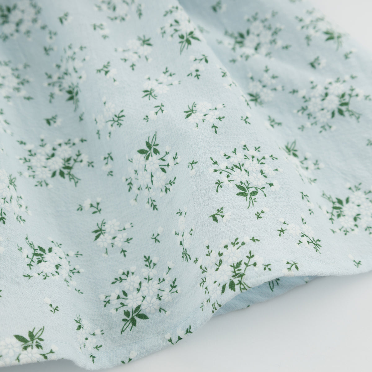 oh baby! Minnie Dress - Apple Blossom - Sky Blue - Close Up