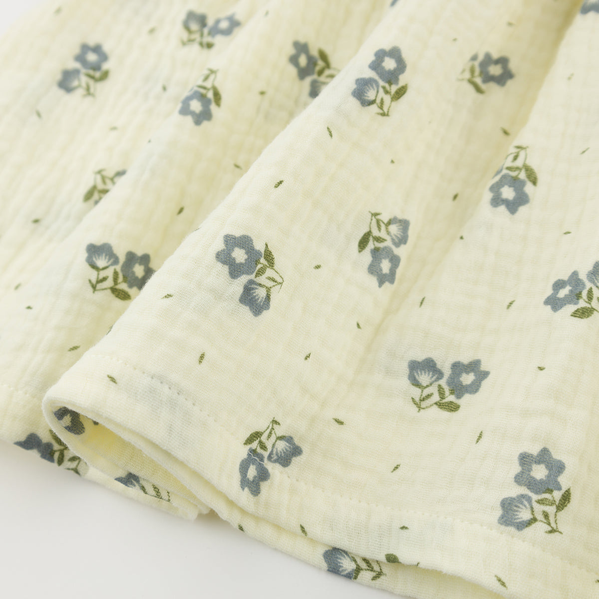 oh baby! Lolly Dress - Bellflower Print - Indigo - Close Up