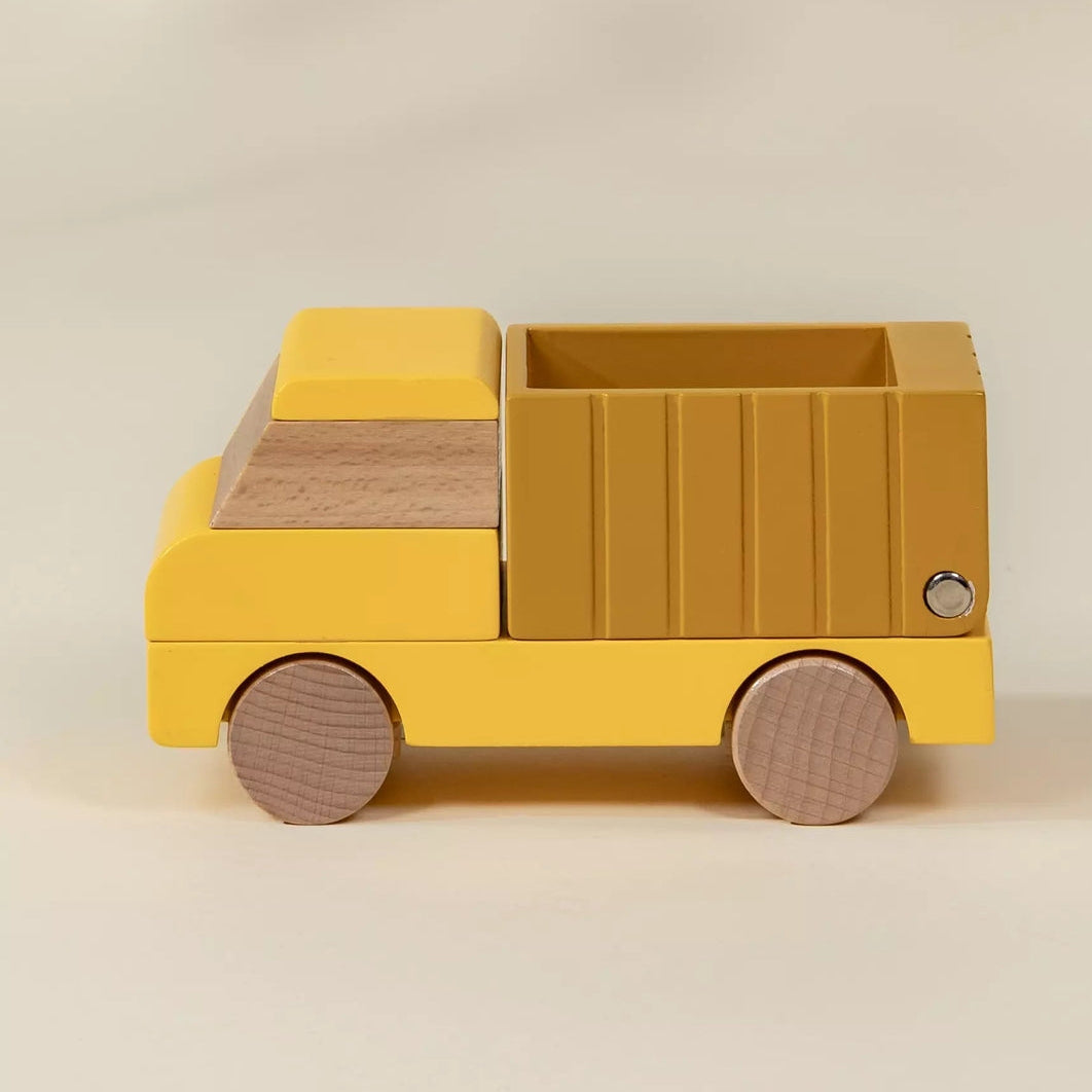 Wooden Construction Vehicle - Dump Truck
