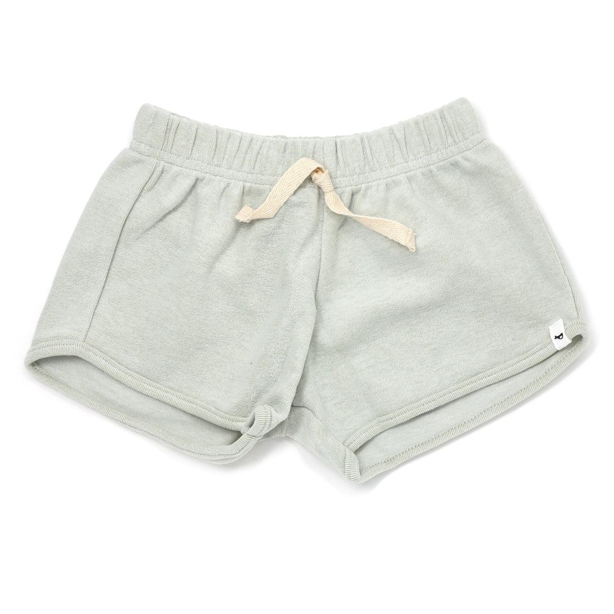 oh baby! Cotton Terry Girls Track Shorts - Minty