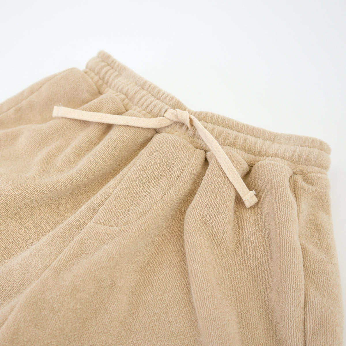 oh baby! Cotton Terry Boys Track Shorts - Sand