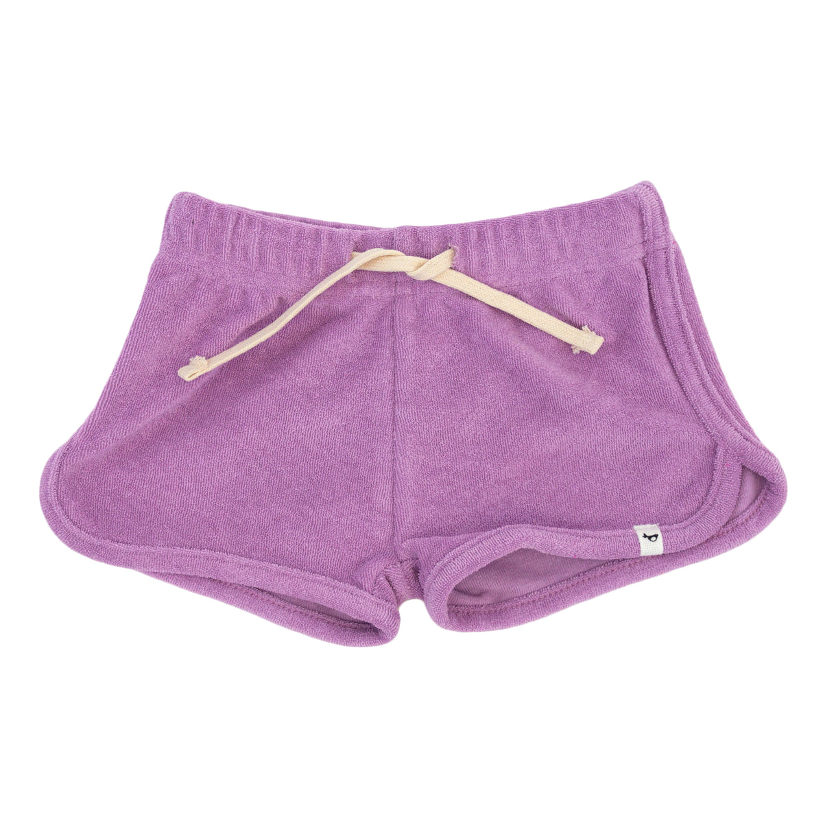 oh baby! Drawstring Shorter Terry Track Shorts - Orchid