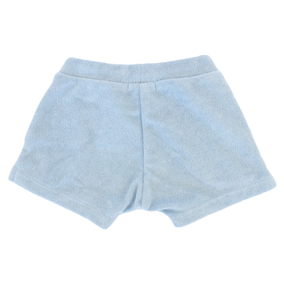 oh baby! Cotton Terry Pocket Drawstring Baby Shorts - Sky Blue