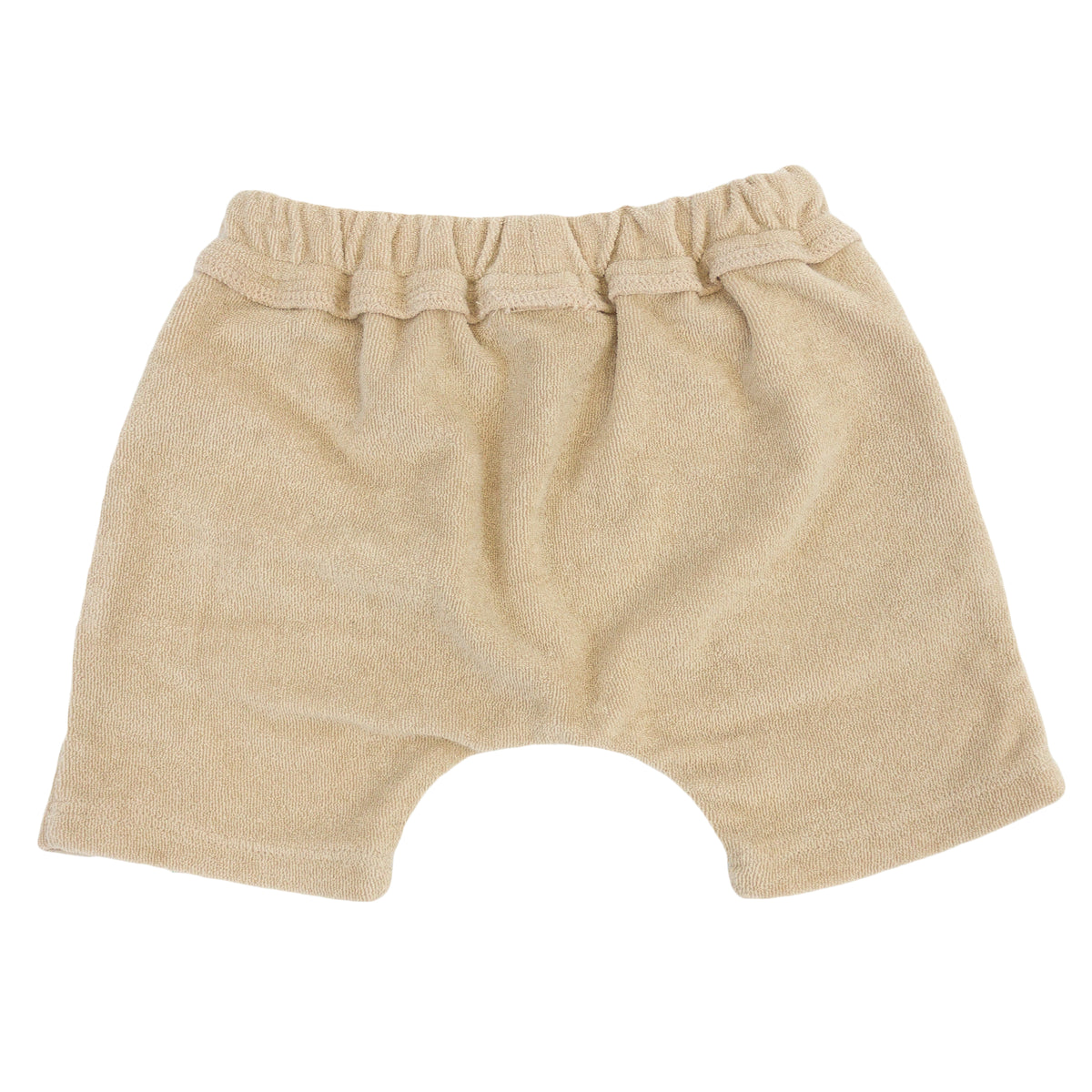 oh baby! Cotton Terry Pocket Shorts - Sand
