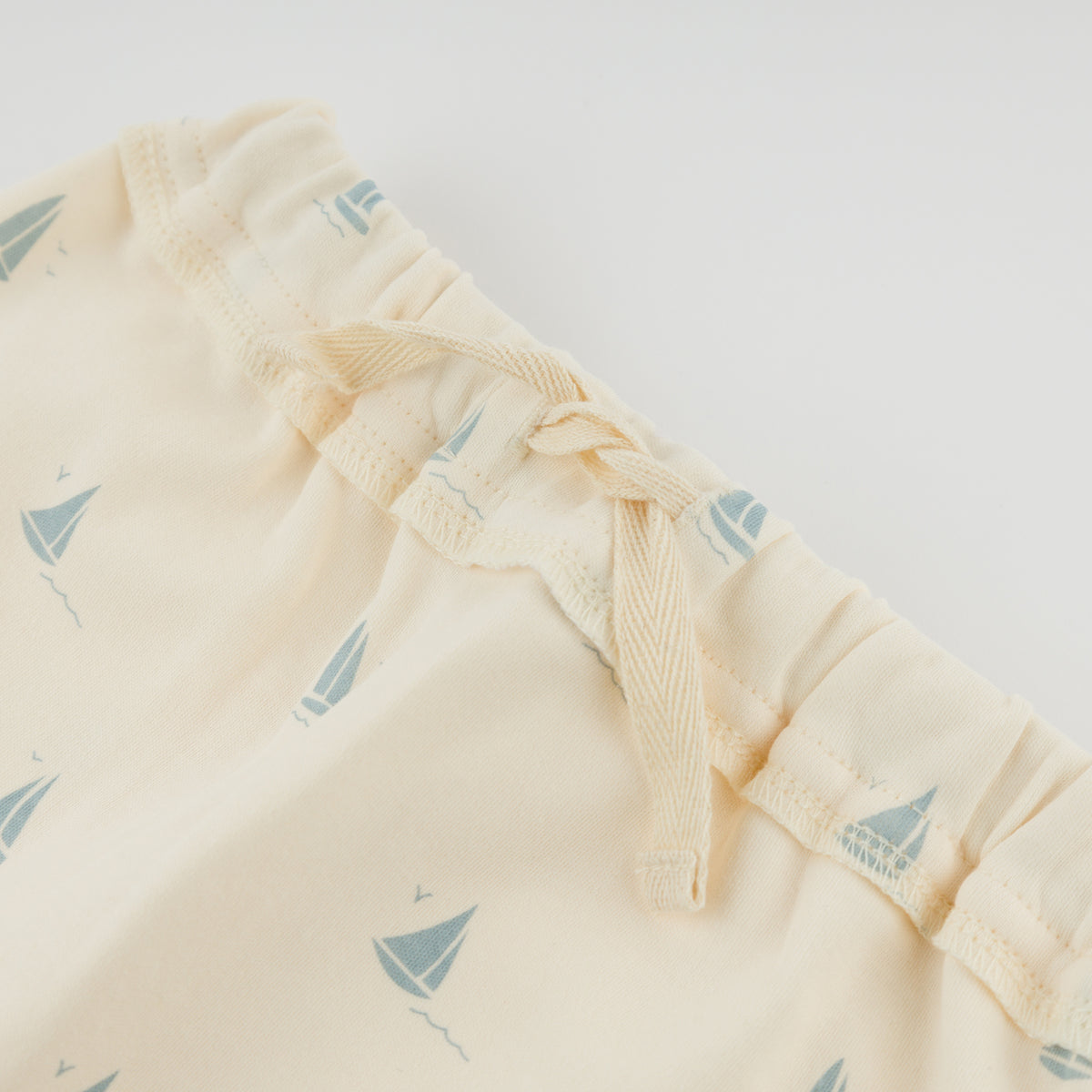 oh baby! Brooklyn Jogger Pants - Mini Sailboats - Milk - Waist