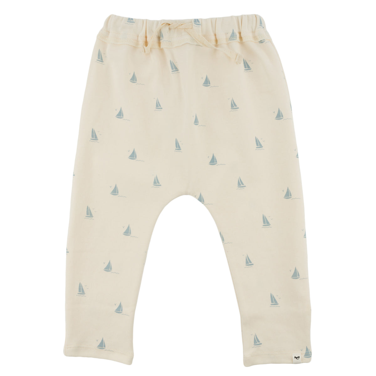 oh baby! Brooklyn Jogger Pants - Mini Sailboats - Milk