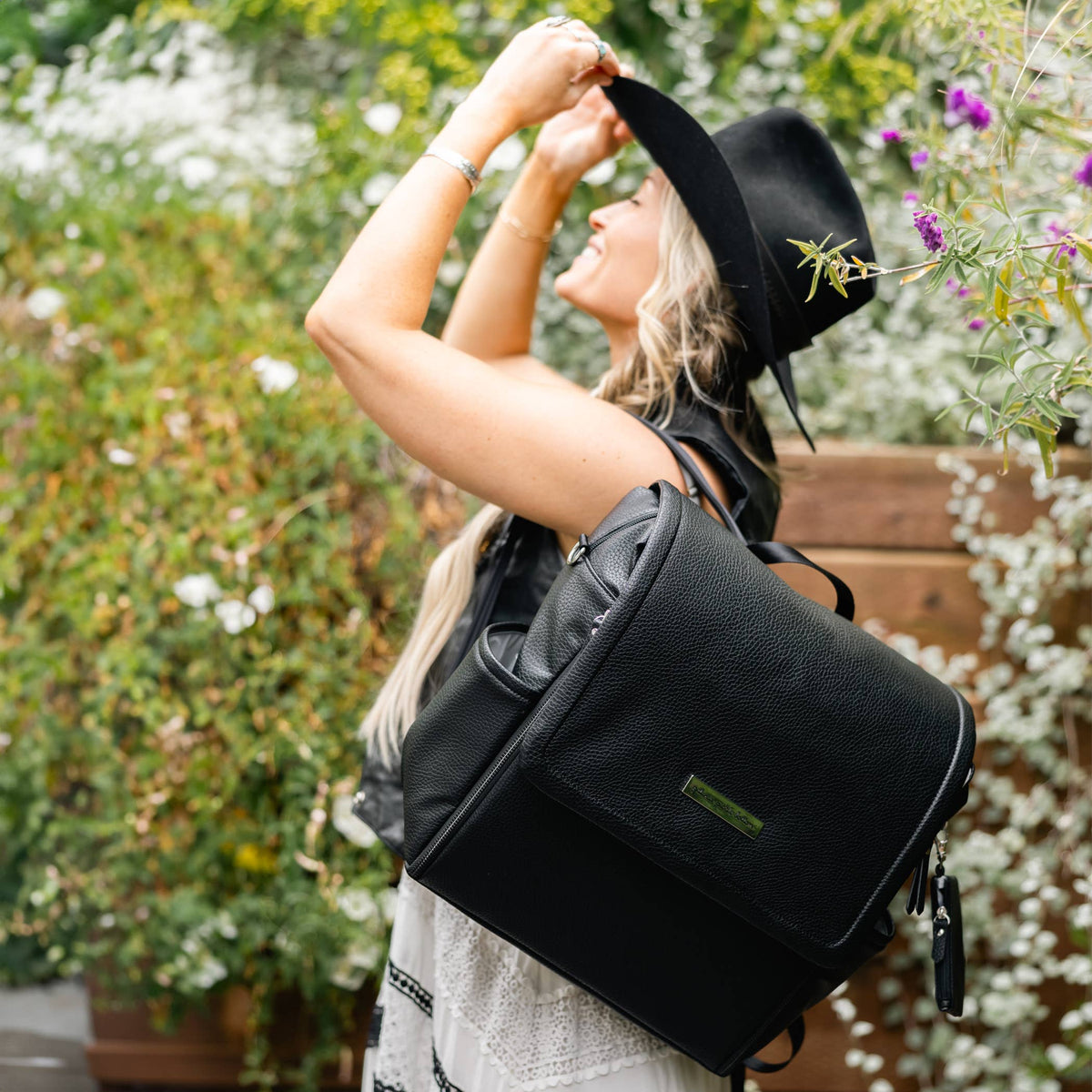 Petunia Pickle Botton - Boxy Backpack - Ebony
