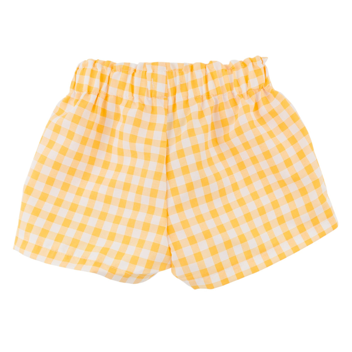 oh baby! Libby Pocket Short - Checks - Lemon