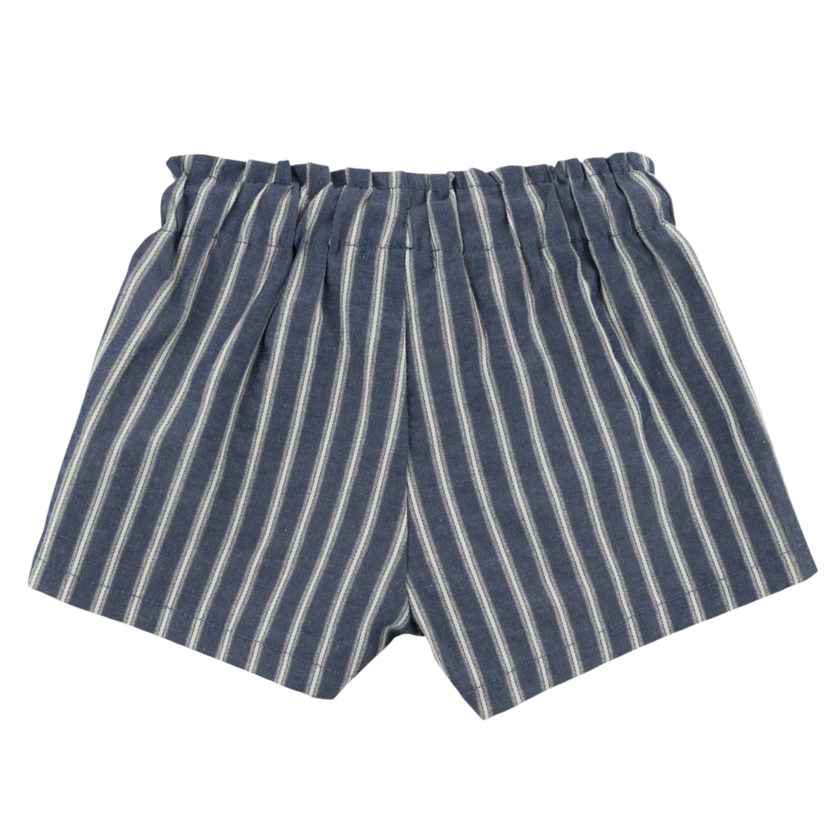 oh baby! Emerson Short - Stripe - Navy - back