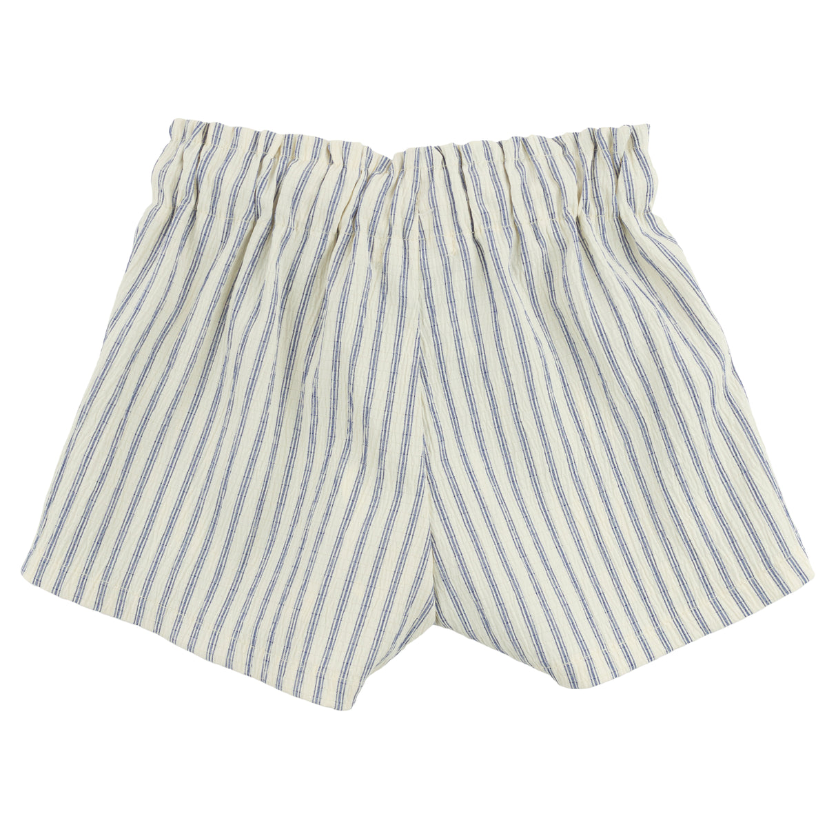 oh baby! Emerson Short - Stripes - Denim - Back