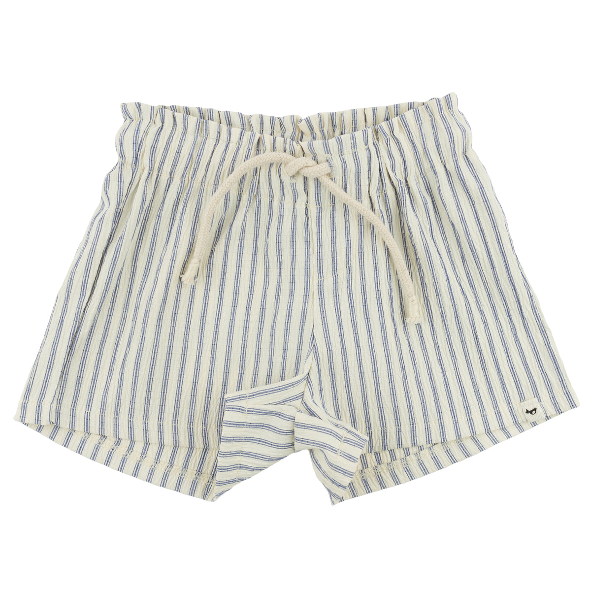 oh baby! Emerson Short - Stripes - Denim