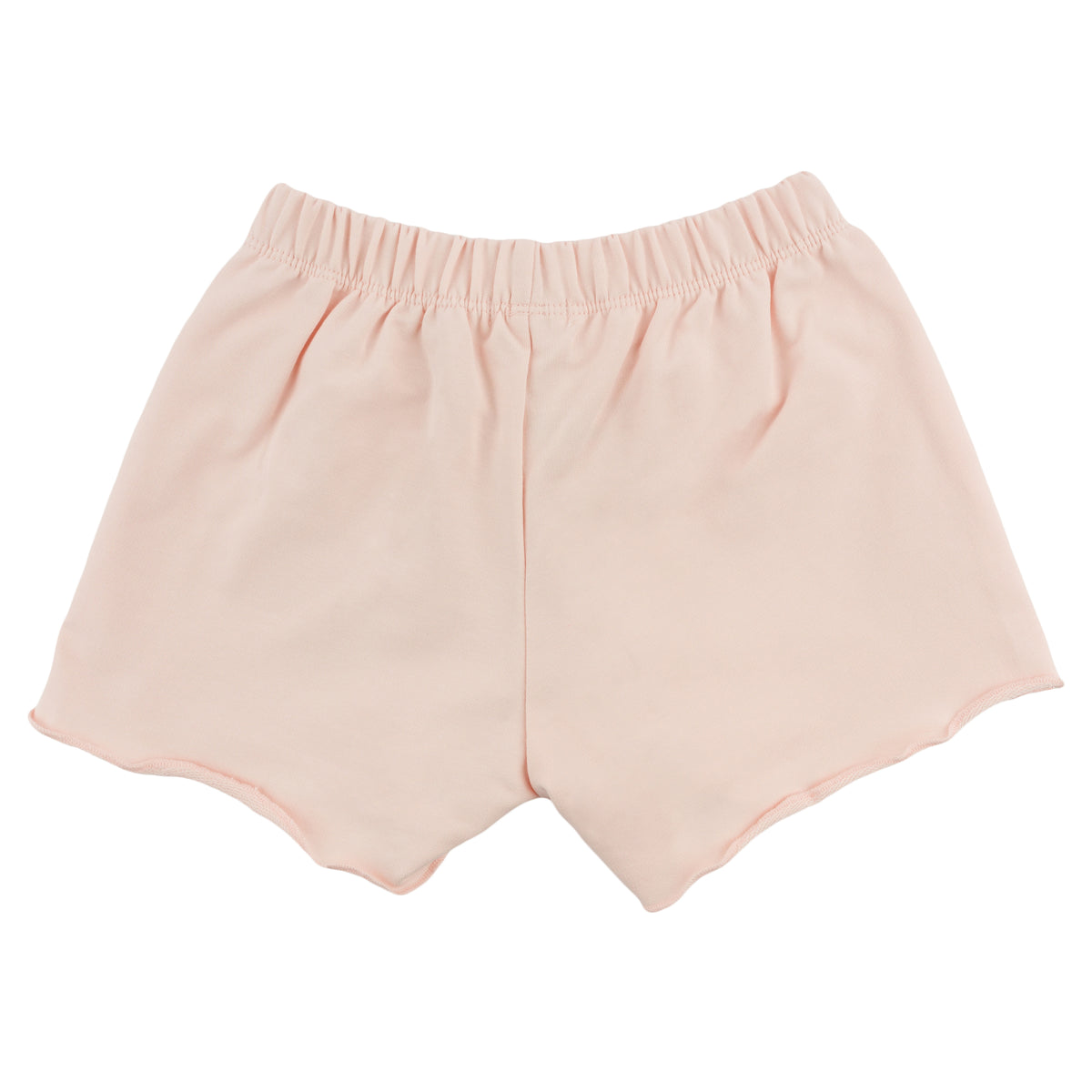oh baby! Charlie Roll-Edge Shorts - Poppy Sprig Daisy - Pale Pink - Back
