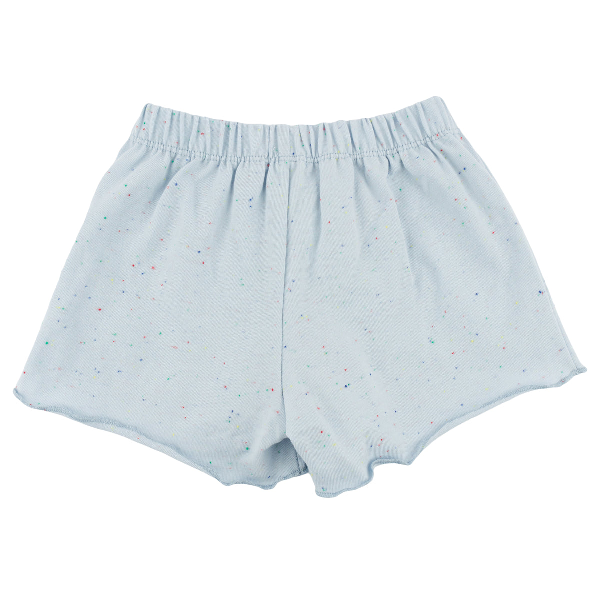 oh baby! Charlie Short - Confetti Slub - Sky Blue - back