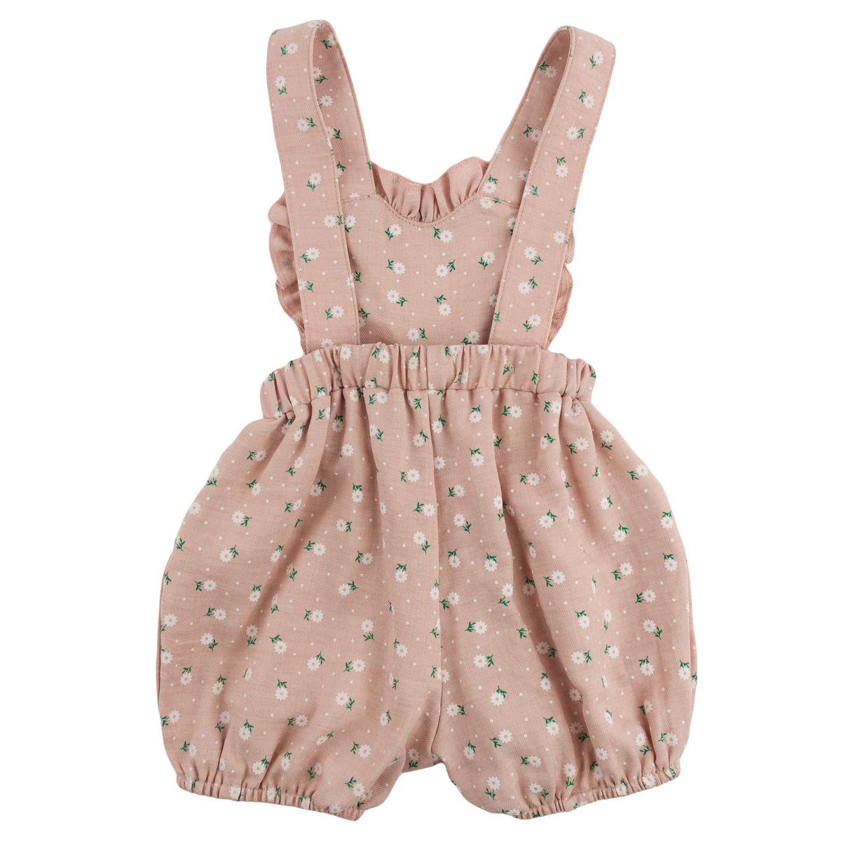 oh baby! Darling Romper - Sunburst Flower Print - Blush