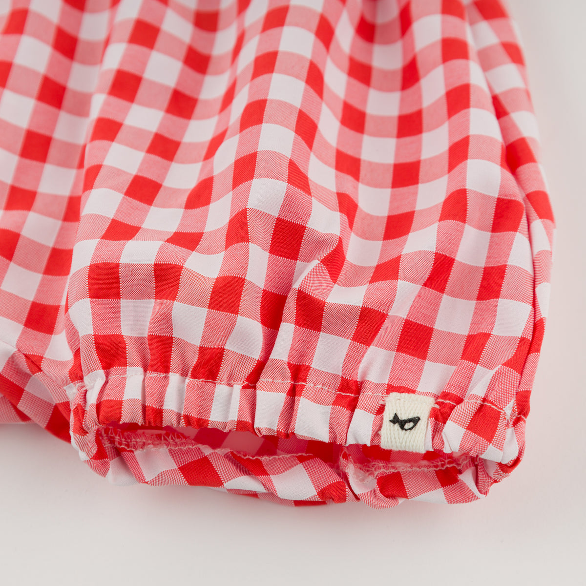 oh baby! Dorothy Shorts - Checks - Berry Red - Leg Opening