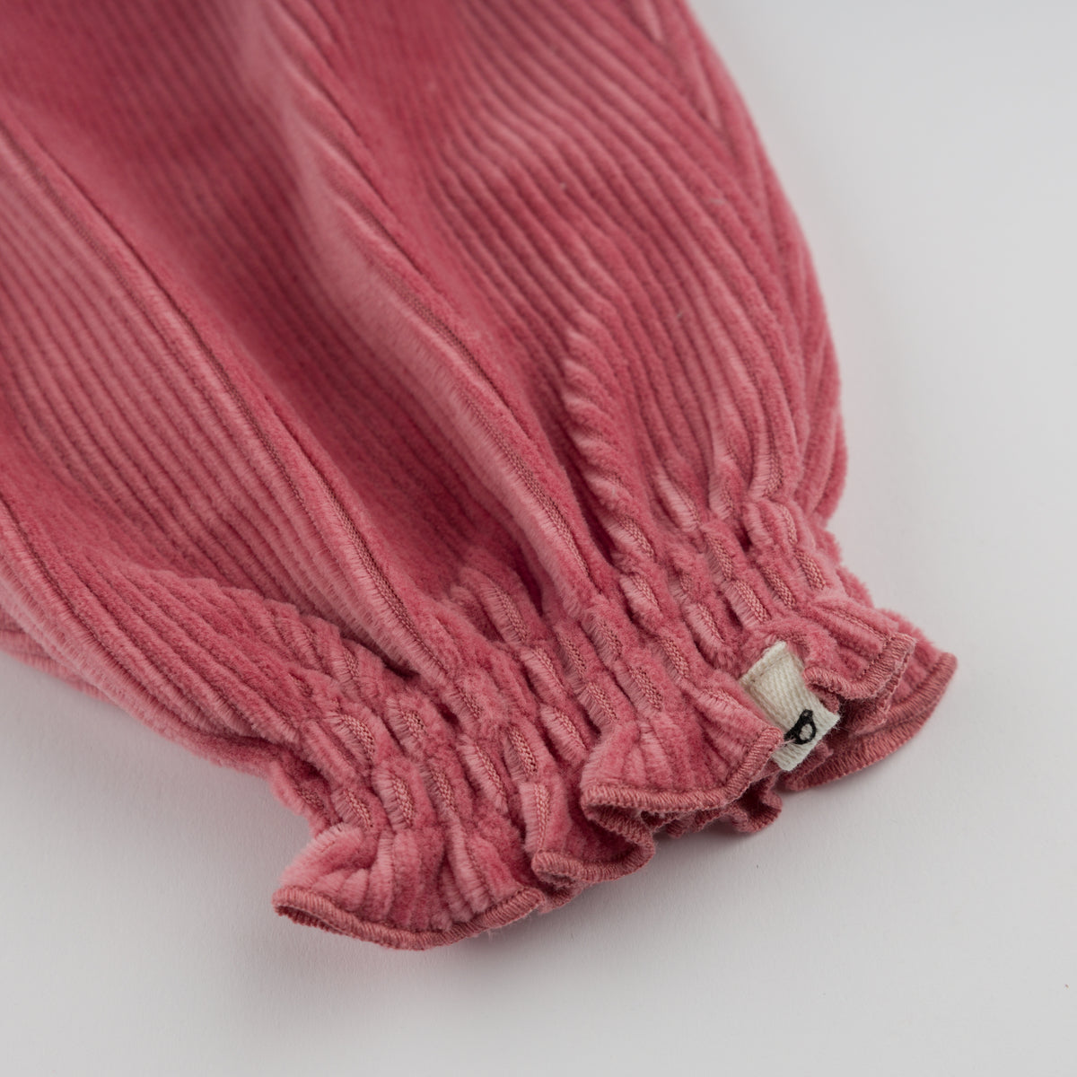 oh baby! Olivia Smocked Pants - Corduroy - Rose - Elastic Bottom