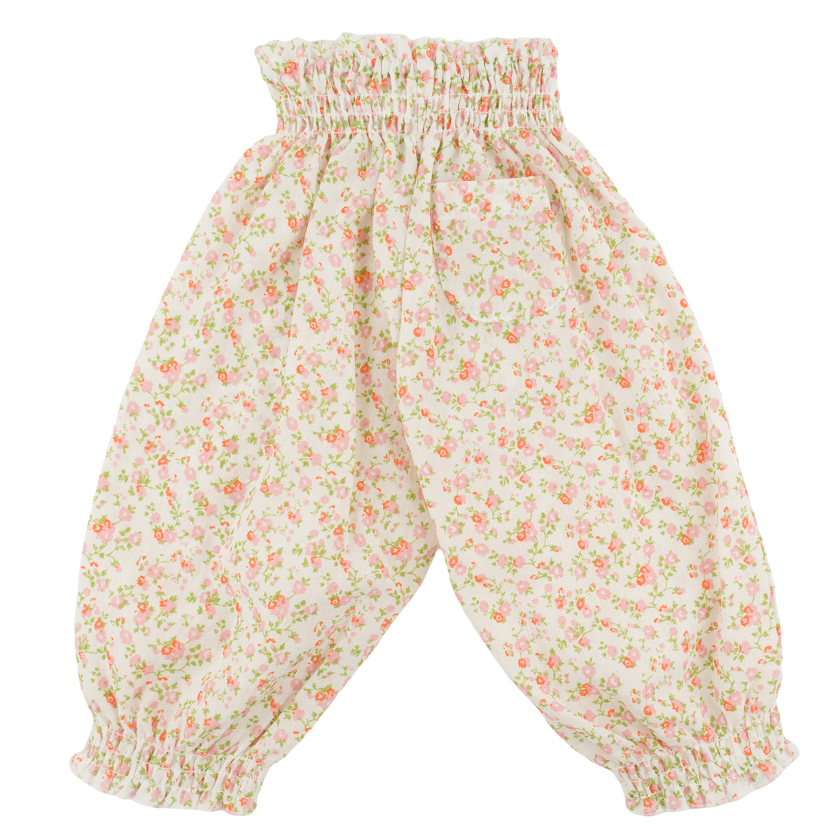 oh baby! Olivia Smock Pant - Poppy Sprig - Blush - back