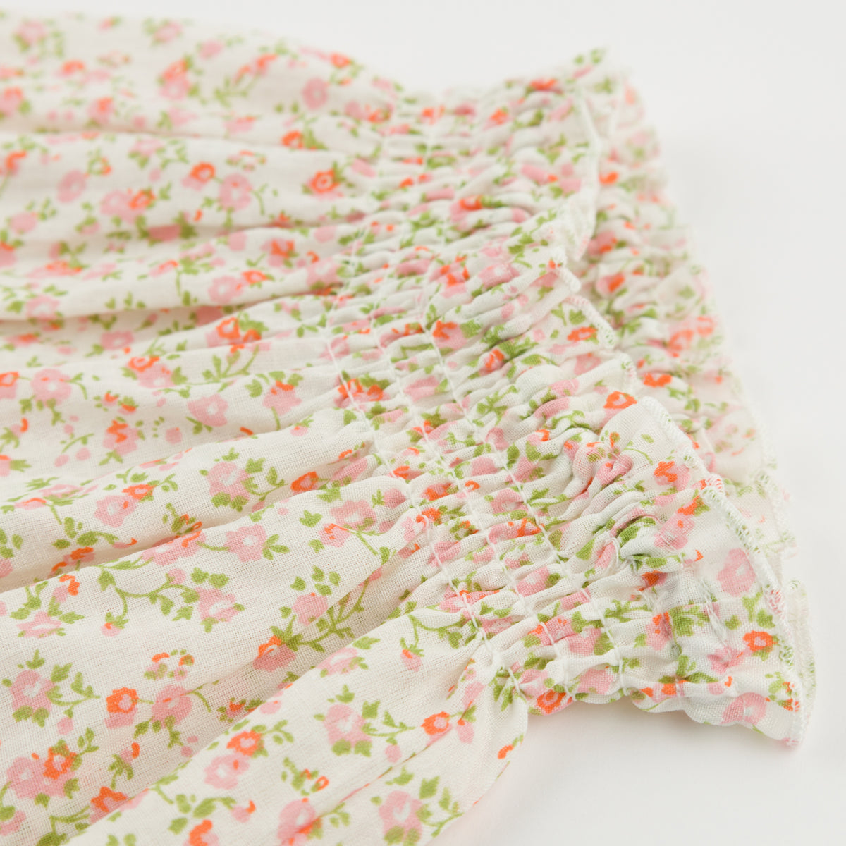 oh baby! Olivia Smock Pant - Poppy Sprig - Blush - Waist