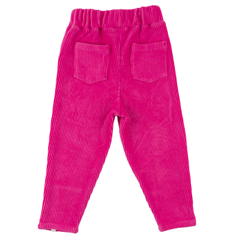 oh baby! Corduroy Autumn Jegging - Bright Pink - Back