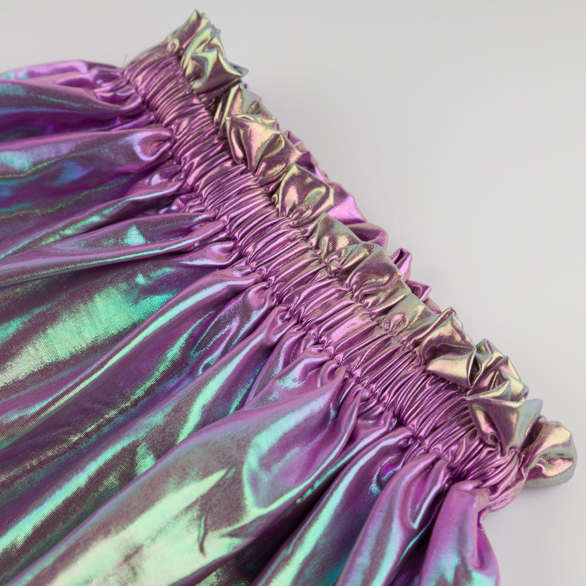 oh baby! Metallic Flora Skirt - Iridescent Pink - Waist
