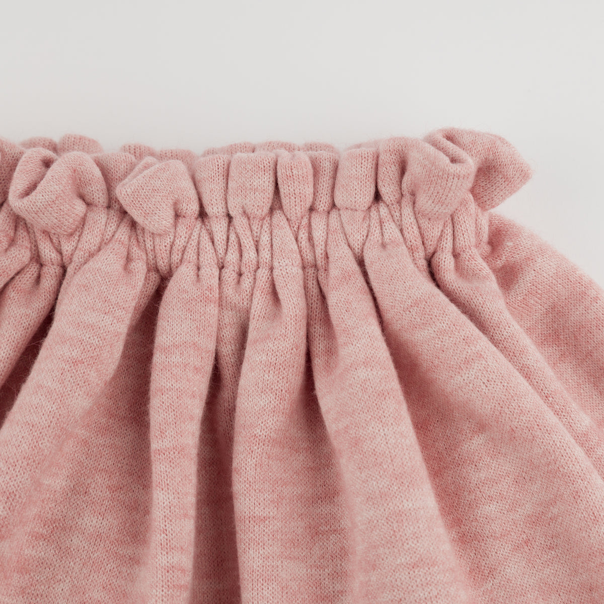 oh baby! Sweater Knit Flora Skirt - Blush - Elastic Waist