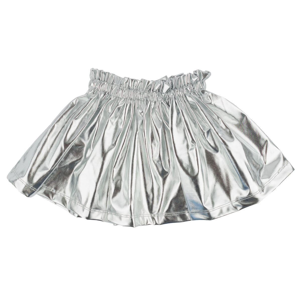 oh baby! Metallic Flora Skirt - Silver - Alternate View