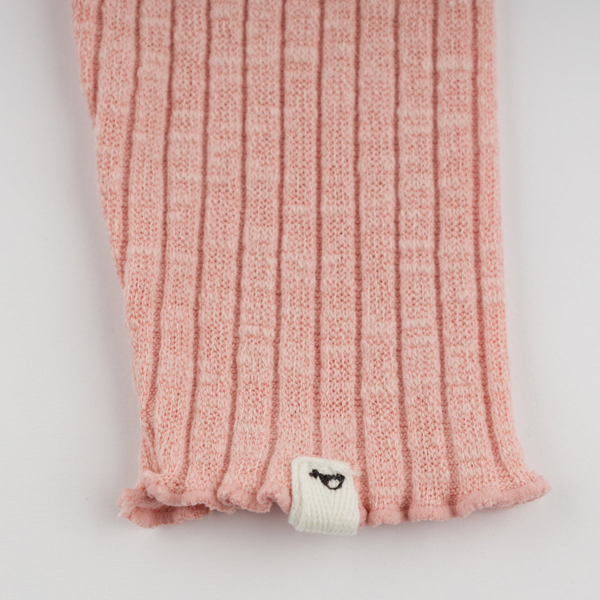 oh baby! Leggings - Wide Rib Lettuce Edge - Pink - Trim