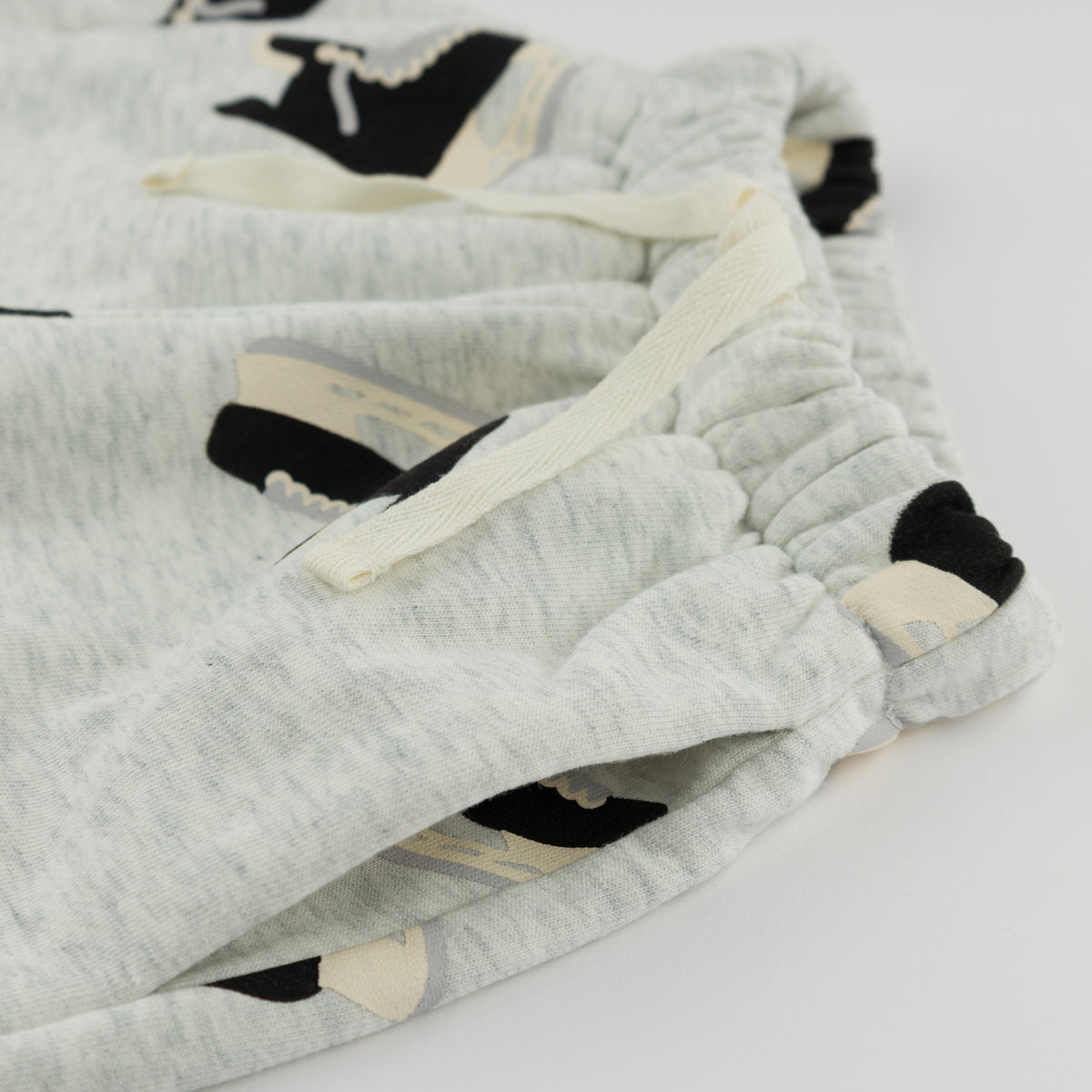 oh baby! City Jogger - Hockey Skate Large Print - Heather Gray - Pocket