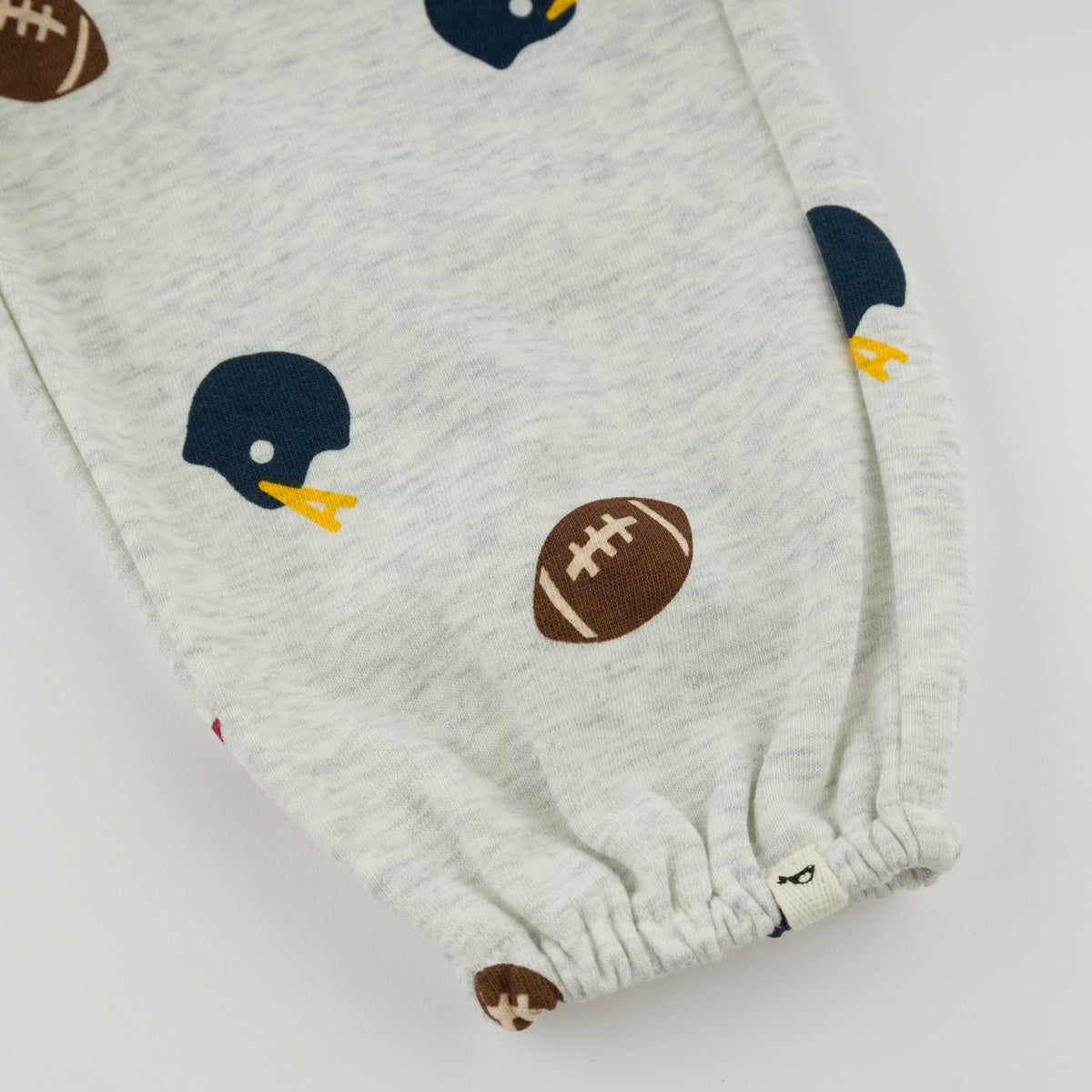 oh baby! City Joggers - Football Print - Heather Gray - Bottom