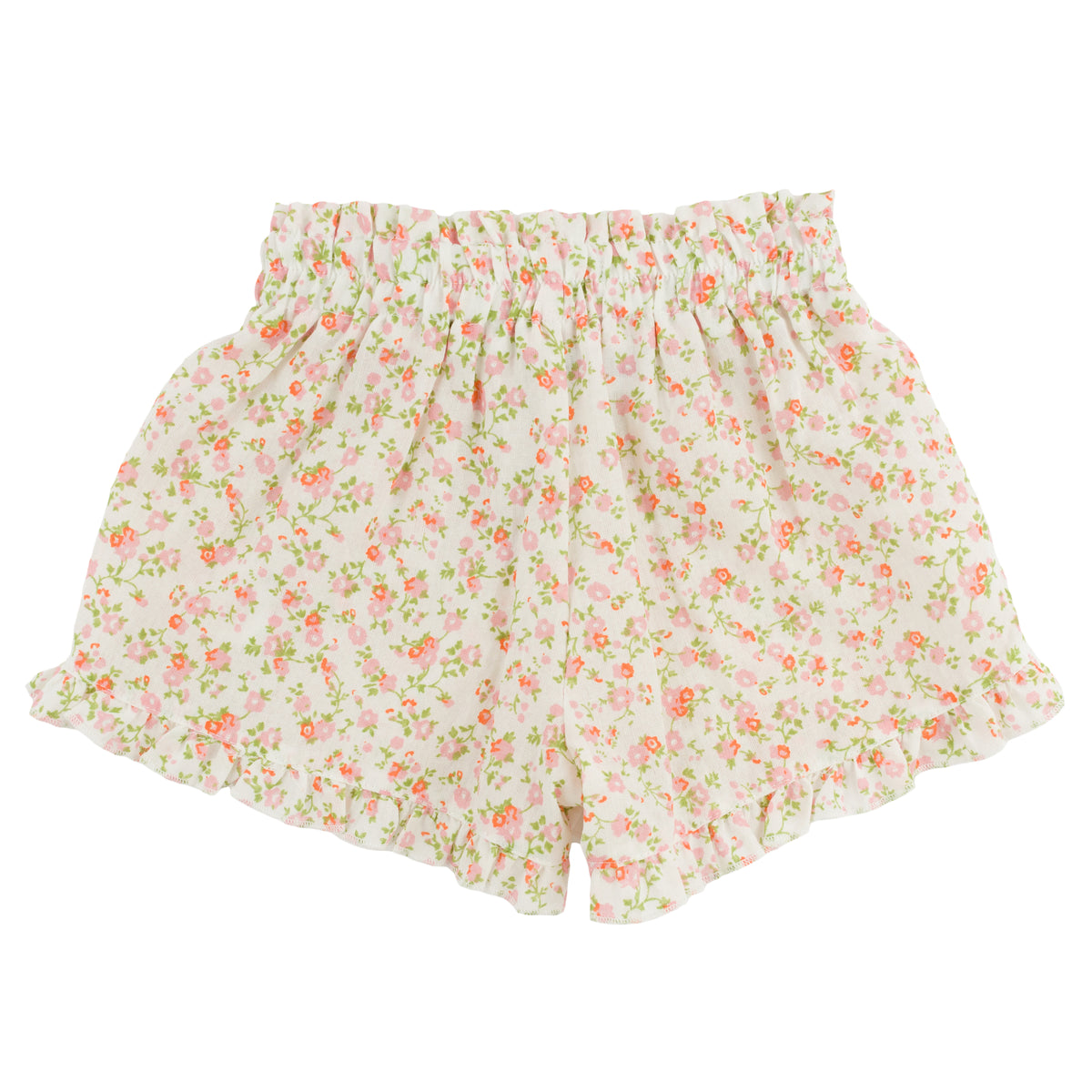 oh baby! Delilah Ruffle Short - Poppy Sprig - Blush - Back