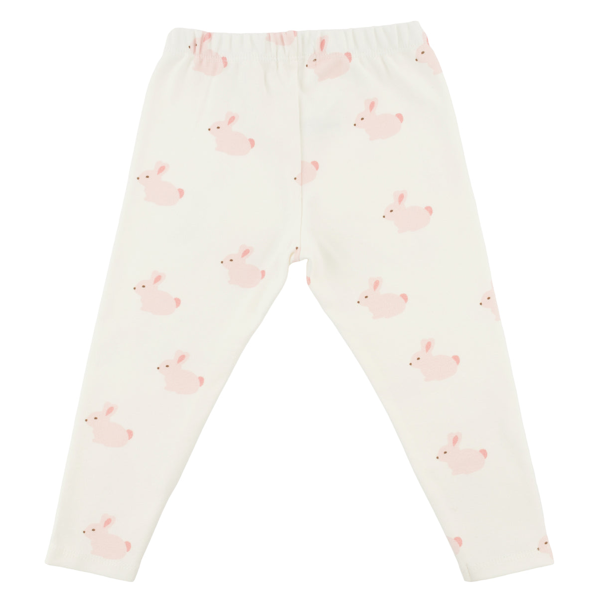 oh baby! Leggings - Bunny Print - Oyster - back