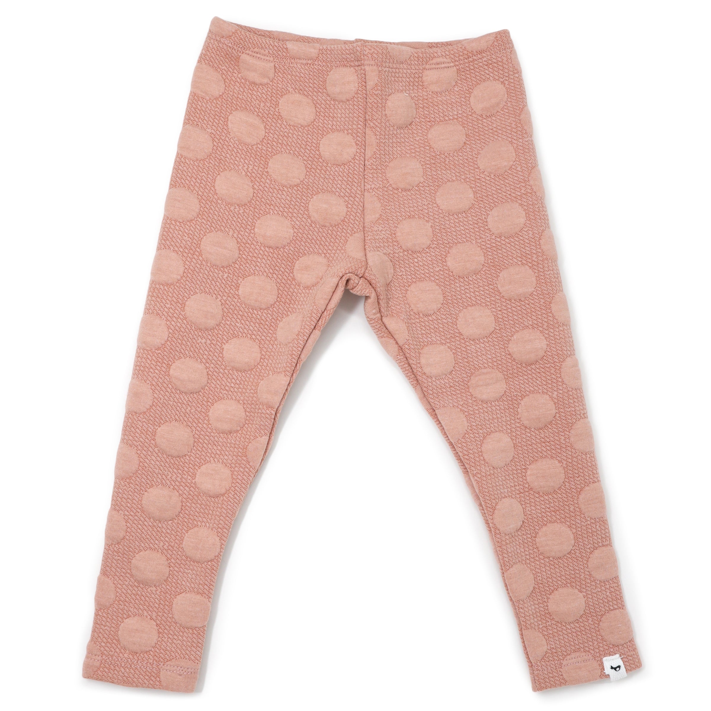 oh baby! Pucker Dot Legging - Vintage Pink