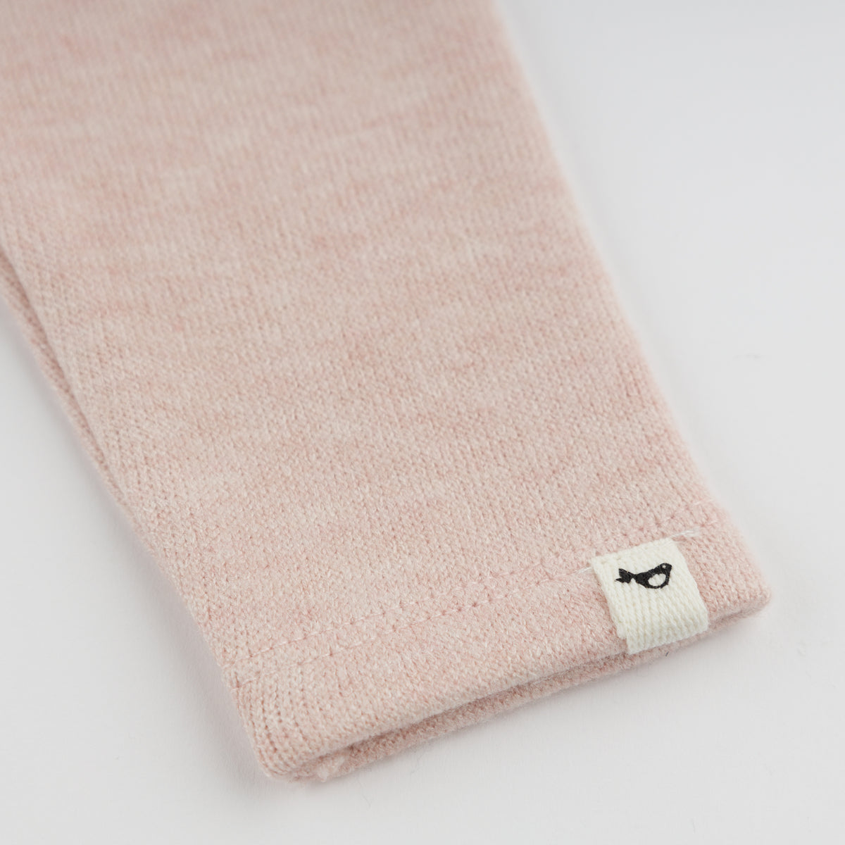 oh baby! Flat Sweater Knit Leggings - Blush - Leg with Logo