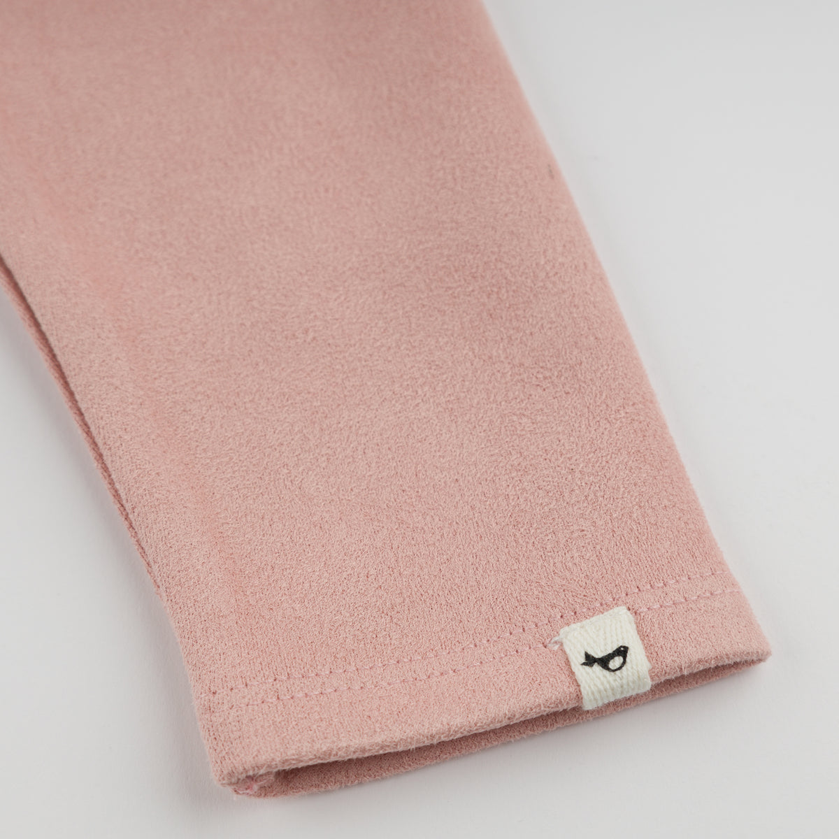 oh baby! Ultrasuede Leggings - Blush - Leg with Logo