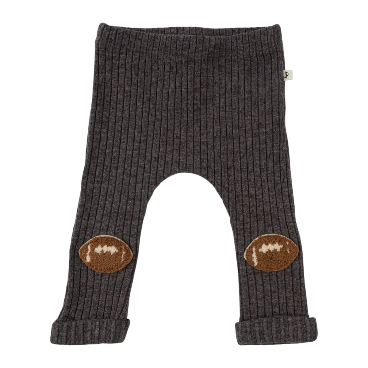 oh baby! Patch Pant - Football Chenille Patch - Charcoal