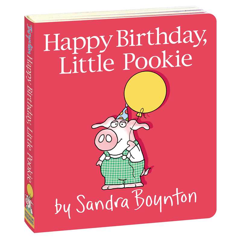 Happy Birthday, Little Pookie Book by Sandra Boynton
